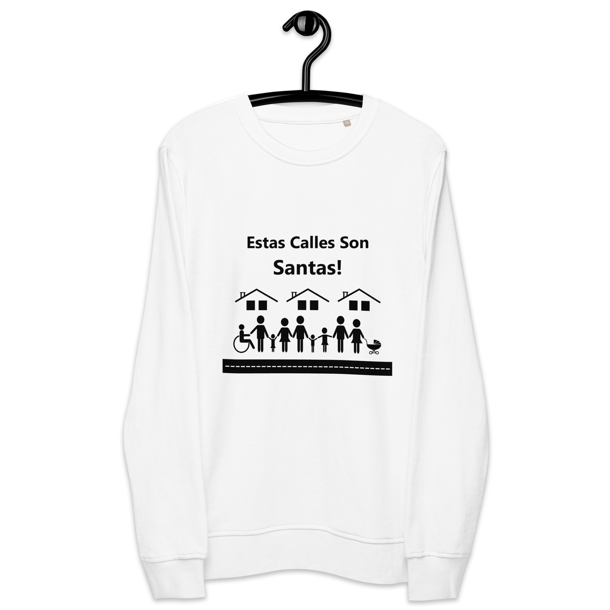Estas Calles Son Santas (These Streets Are Holy) Unisex organic sweatshirt - Image 5