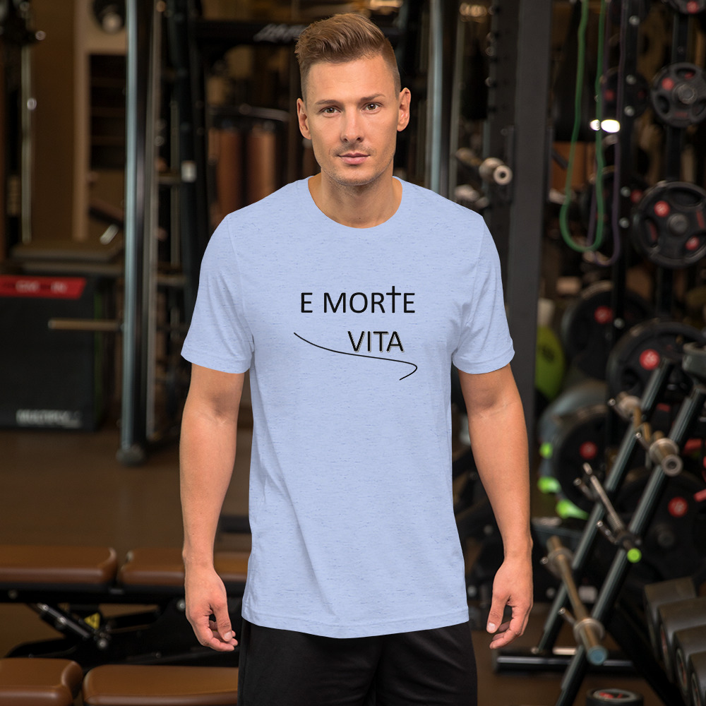 E morte vita, "From death, life" Unisex t-shirt - Image 4