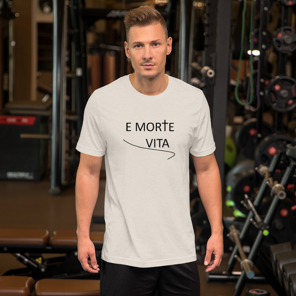 E morte vita, "From death, life" Unisex t-shirt - Image 6