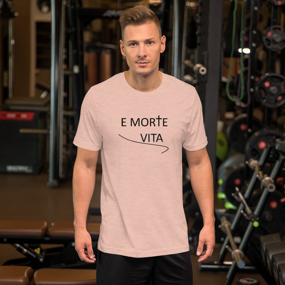 E morte vita, "From death, life" Unisex t-shirt - Image 5