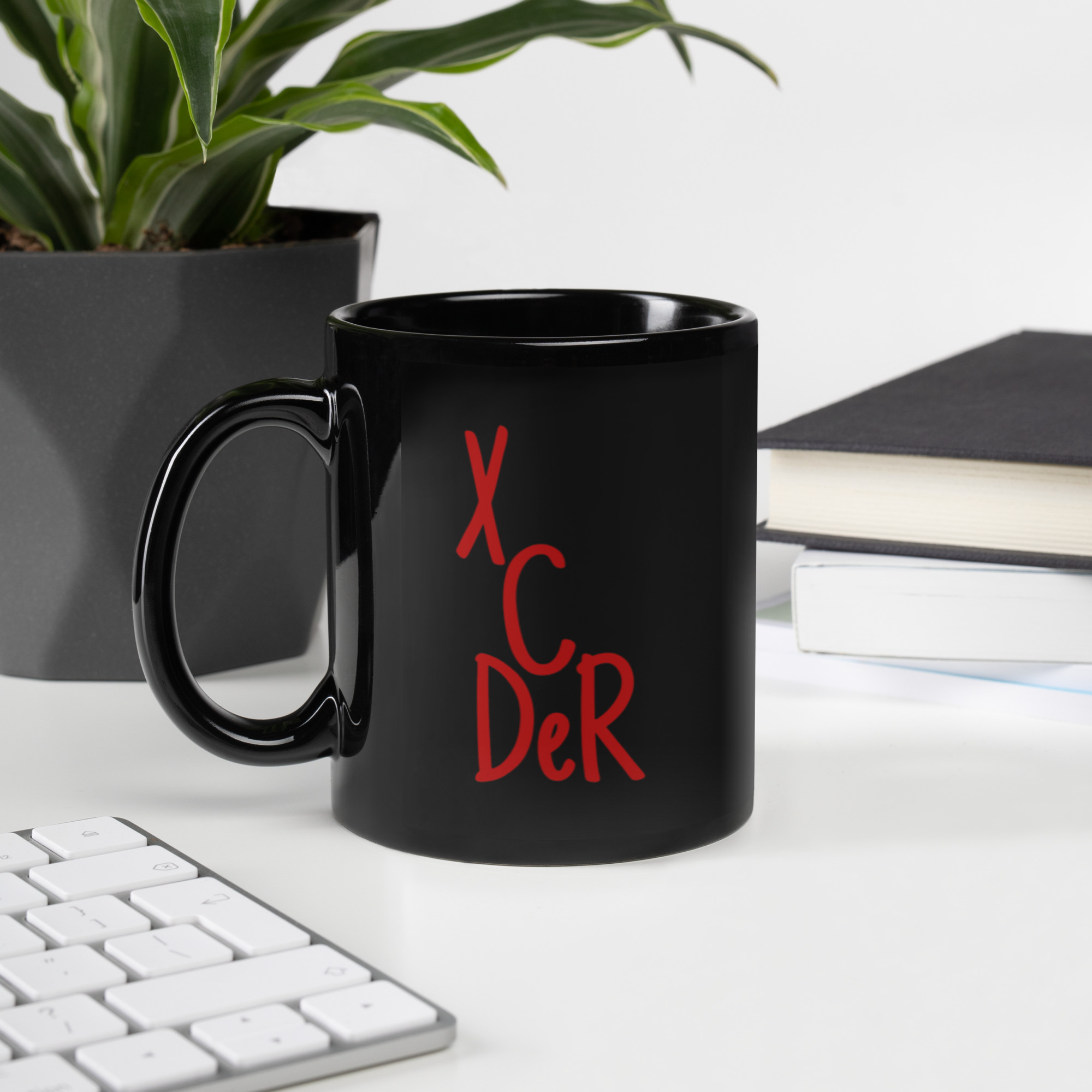 Exceeder Black Glossy Mug - Image 2