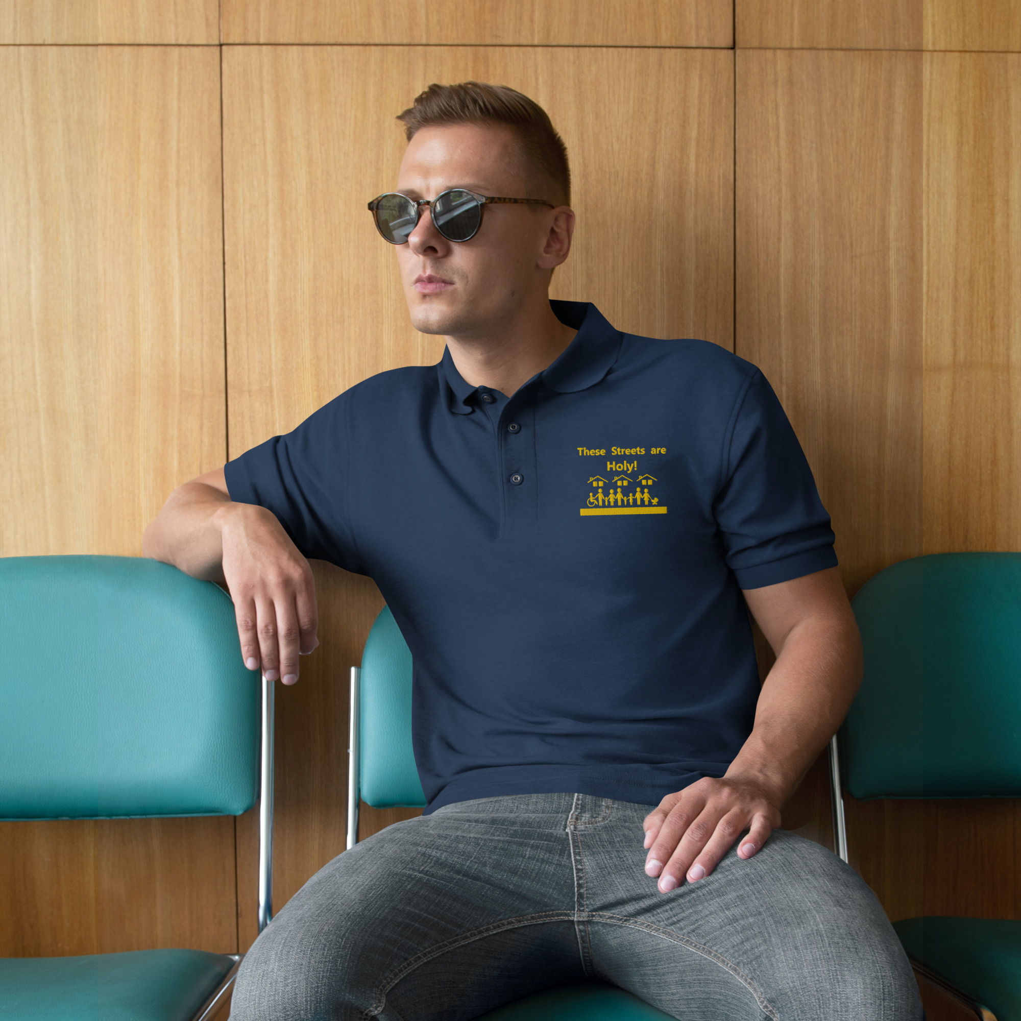 TSAH Men's Premium Polo - Image 2