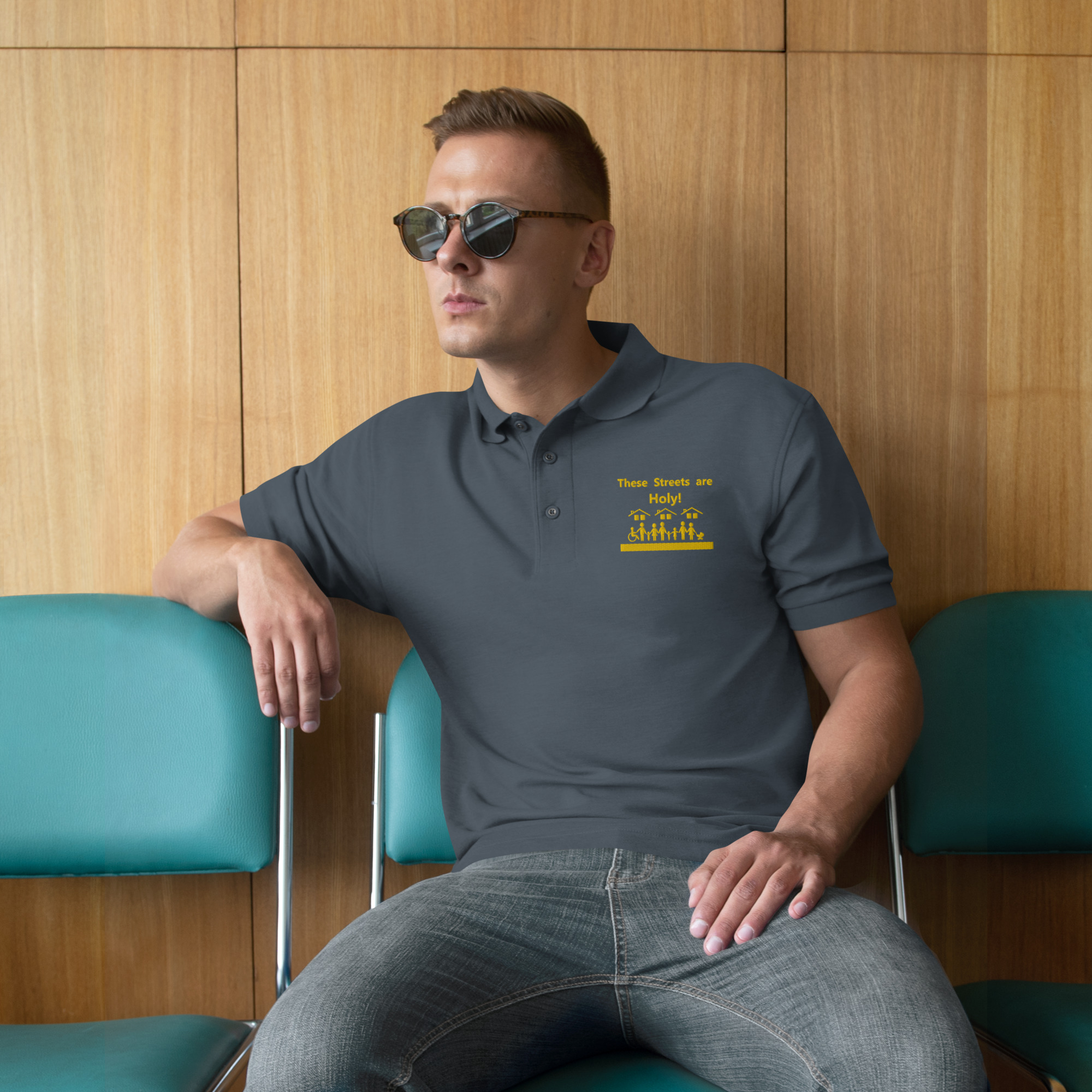 TSAH Men's Premium Polo - Image 3