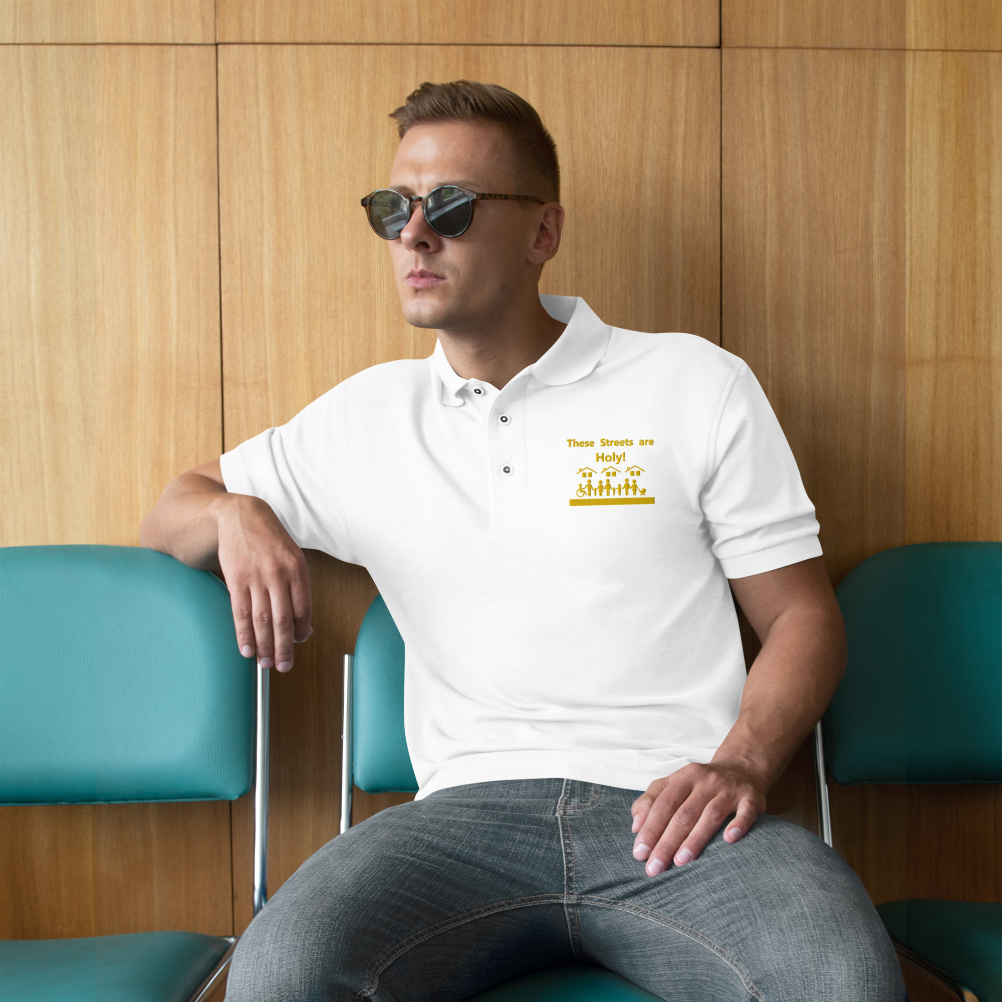 TSAH Men's Premium Polo - Image 5
