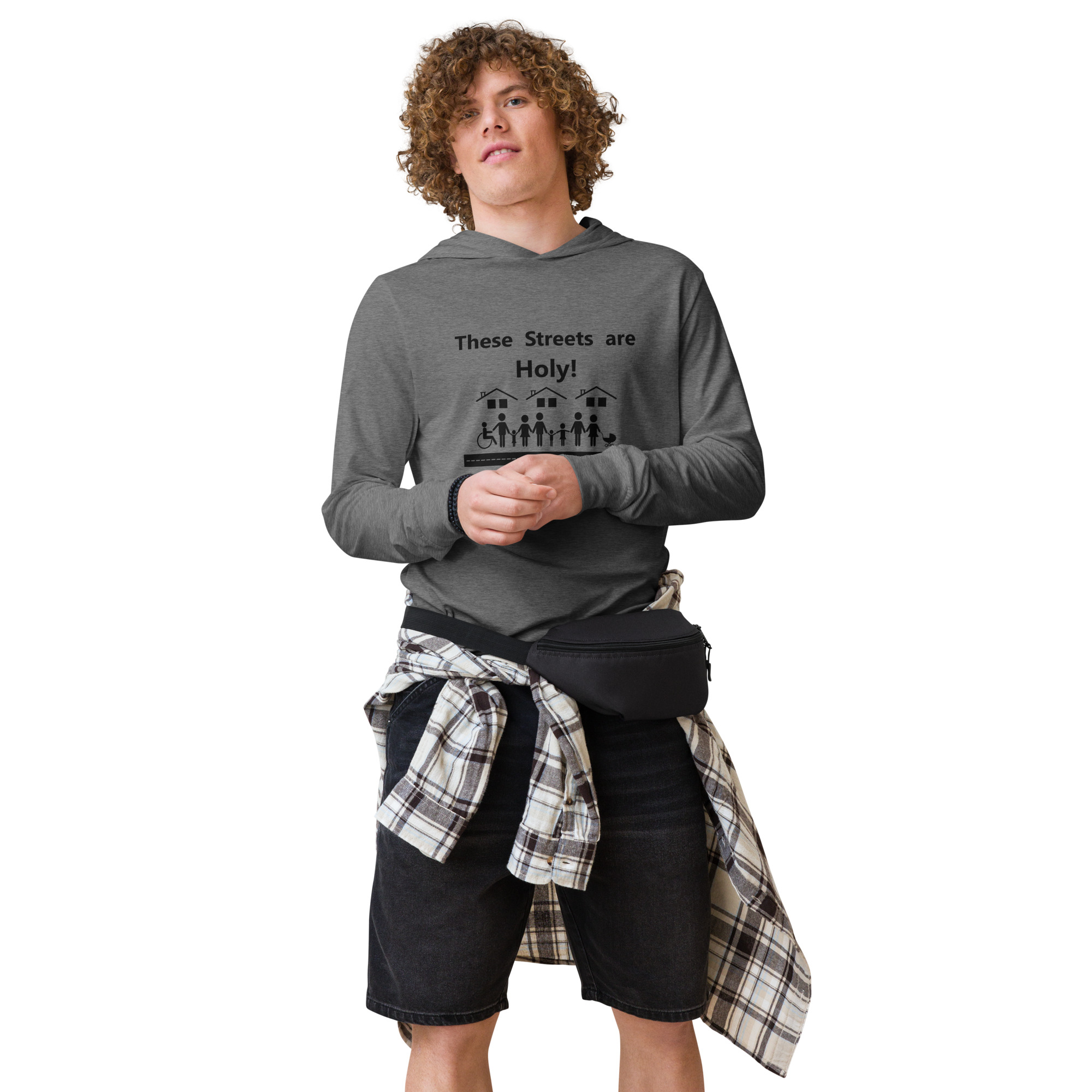 Hooded long-sleeve tee - Image 3