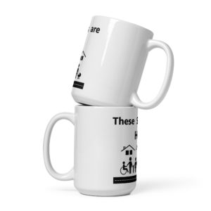 White glossy TSAH mug