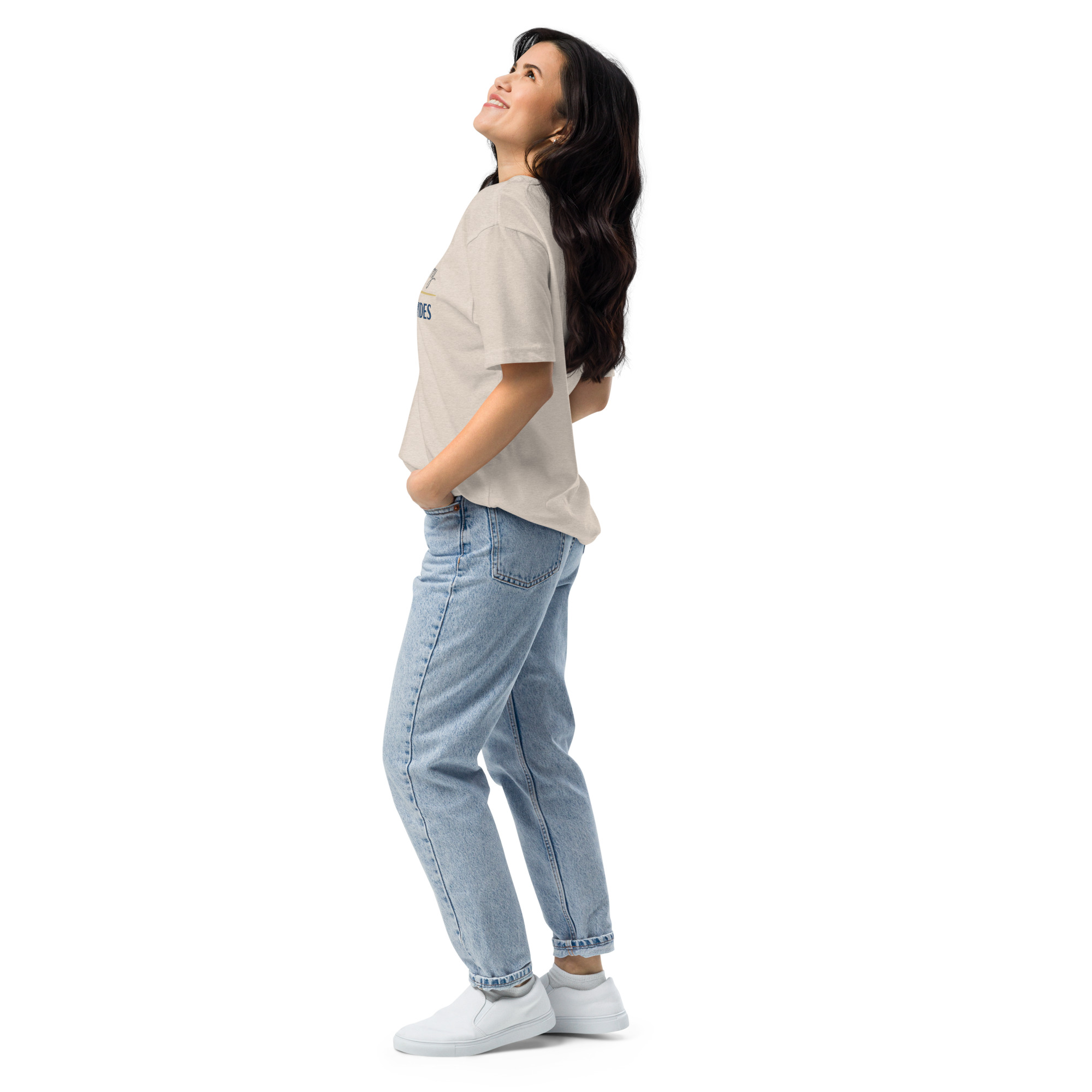 We Worry He Provides - Unisex Fitted T-Shirt, Next Level 6210 - Image 4
