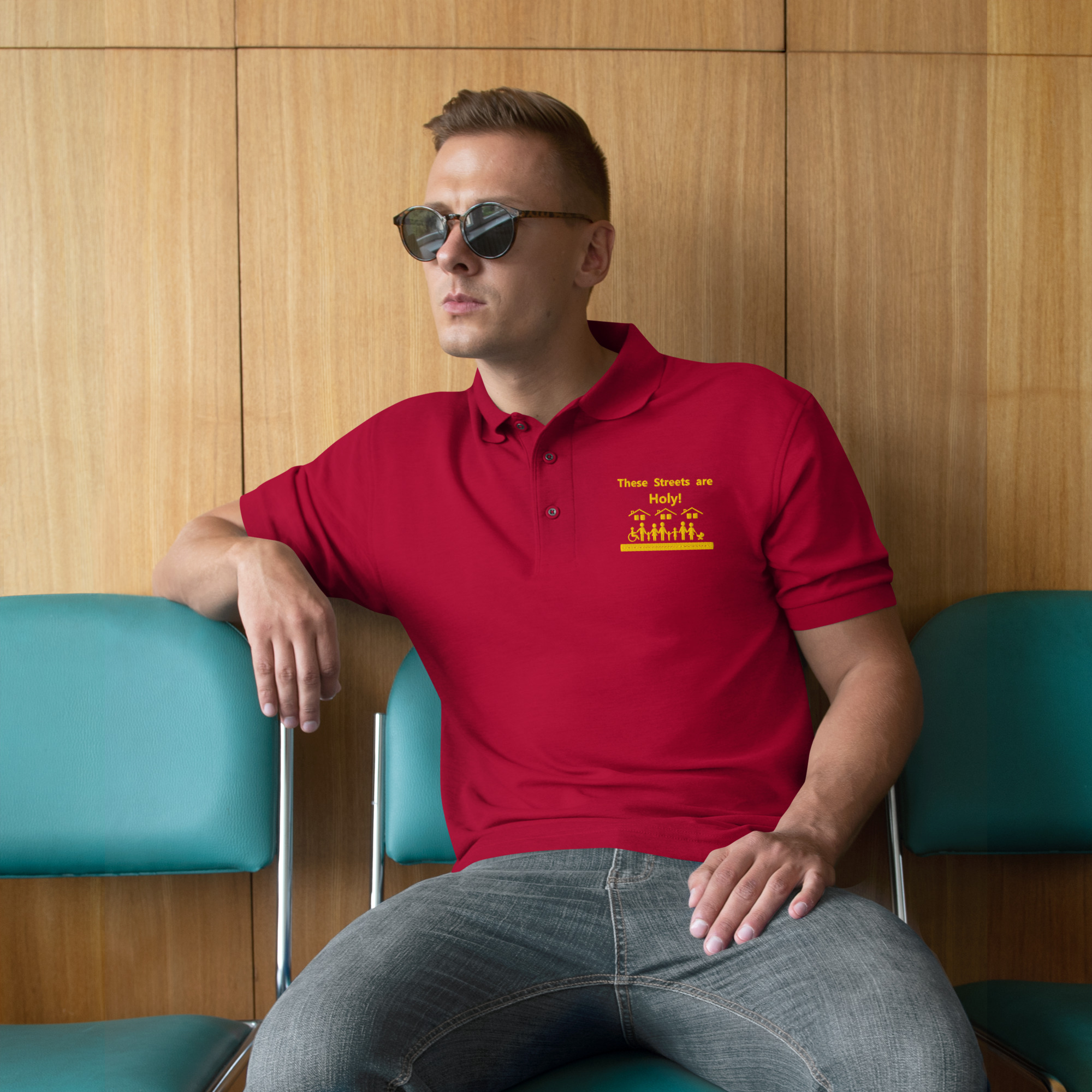 TSAH Men's Premium Polo - Image 6